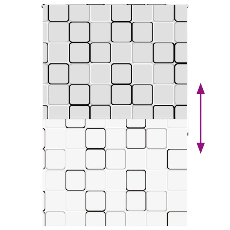 vidaXL rullo žalūzija dušai, 160x240 cm, auduma platums 156 cm