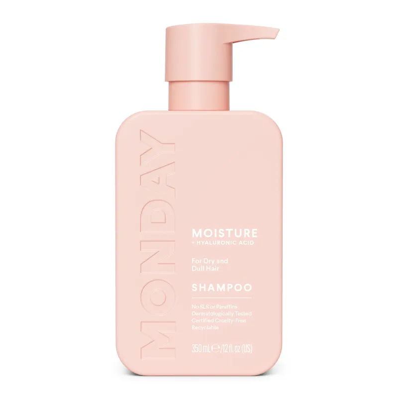 MONDAY Moisture + Hyaluronic Acid šampūns sausiem un blāviem matiem 350ml