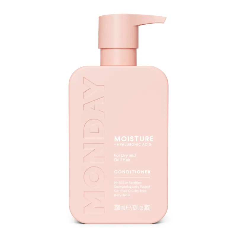 MONDAY Moisture + Hyaluronic Acid kondicionieris sausiem un blāviem matiem 350ml