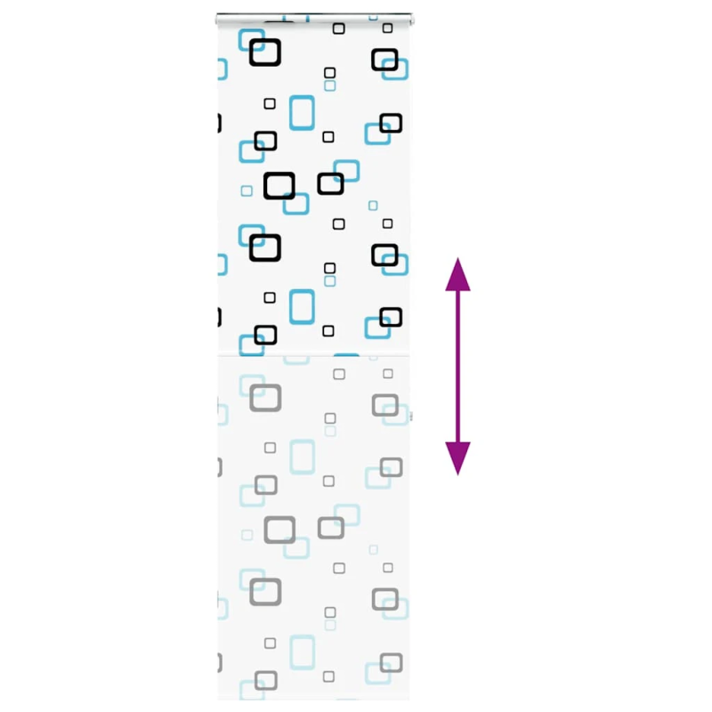 vidaXL rullo žalūzija dušai kaseti, 60x240 cm, auduma platums 56 cm
