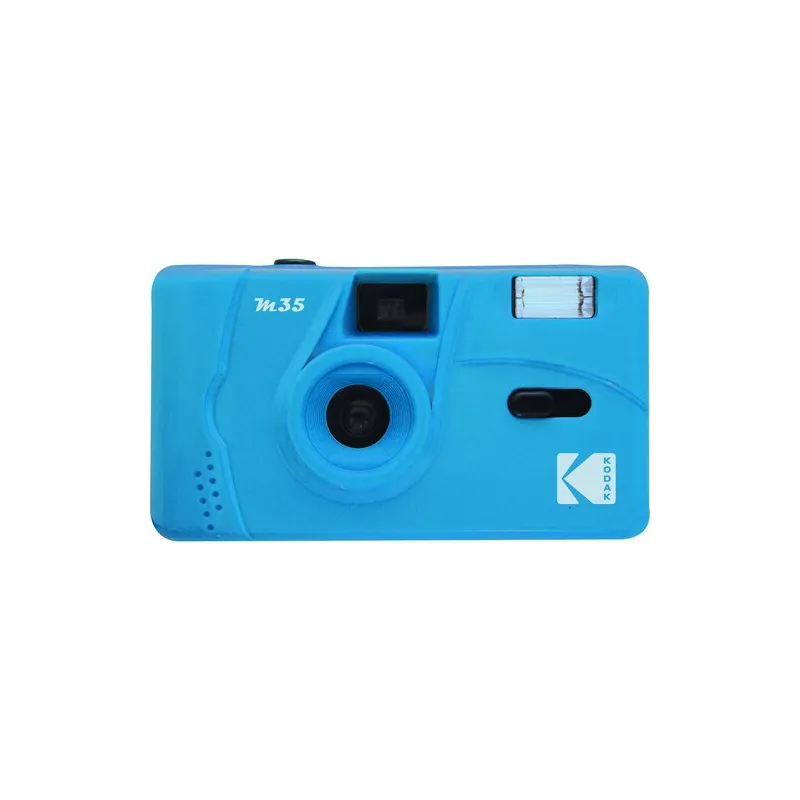 Analogās kameras Kodak Reusable Film Camera M35, zila krās.