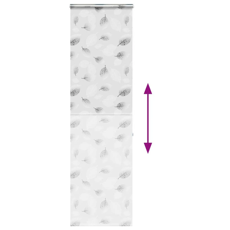 vidaXL rullo žalūzija dušai kaseti, 60x240 cm, auduma platums 56 cm