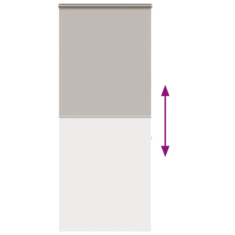 vidaXL rullo žalūzija dušai kaseti, 110x240 cm, auduma platums 106 cm