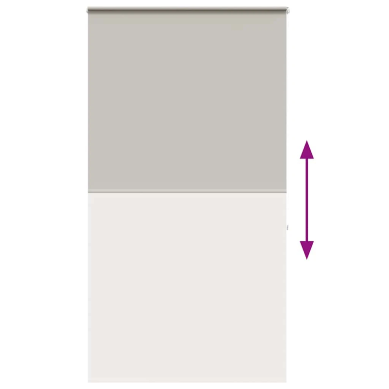 vidaXL rullo žalūzija dušai kaseti, 140x240 cm, auduma platums 136 cm