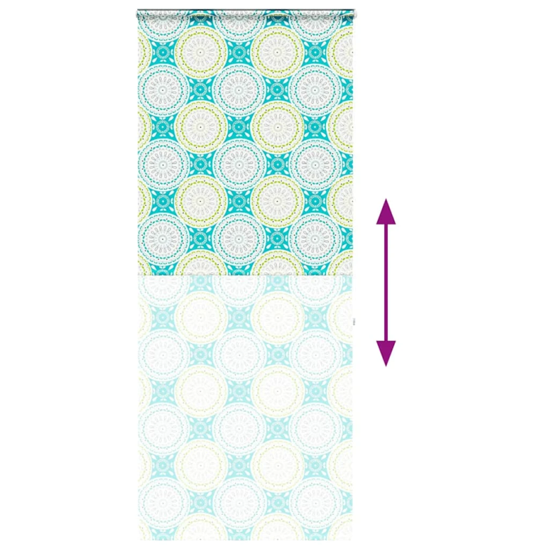 vidaXL rullo žalūzija dušai kaseti, 100x240 cm, auduma platums 96 cm