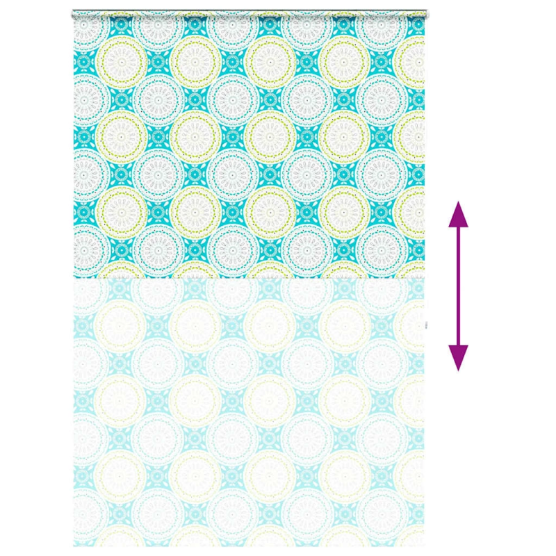 vidaXL rullo žalūzija dušai kaseti, 150x240 cm, auduma platums 146 cm