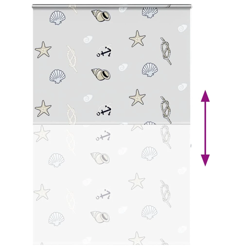 vidaXL rullo žalūzija dušai kaseti, 150x240 cm, auduma platums 146 cm