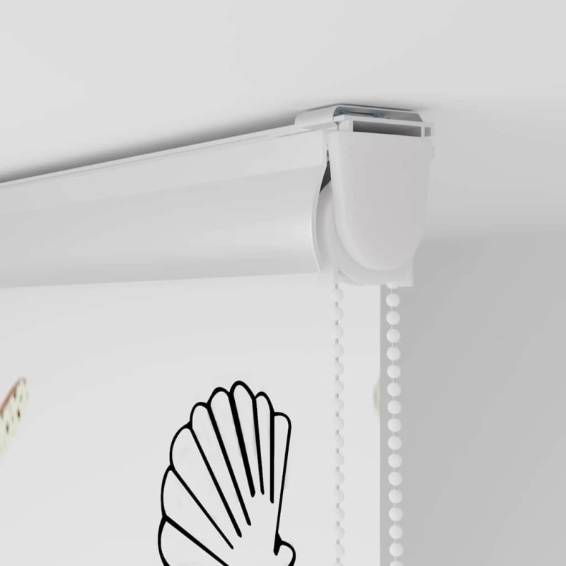 vidaXL rullo žalūzija dušai ar kaseti, 80x240 cm, auduma platums 76 cm