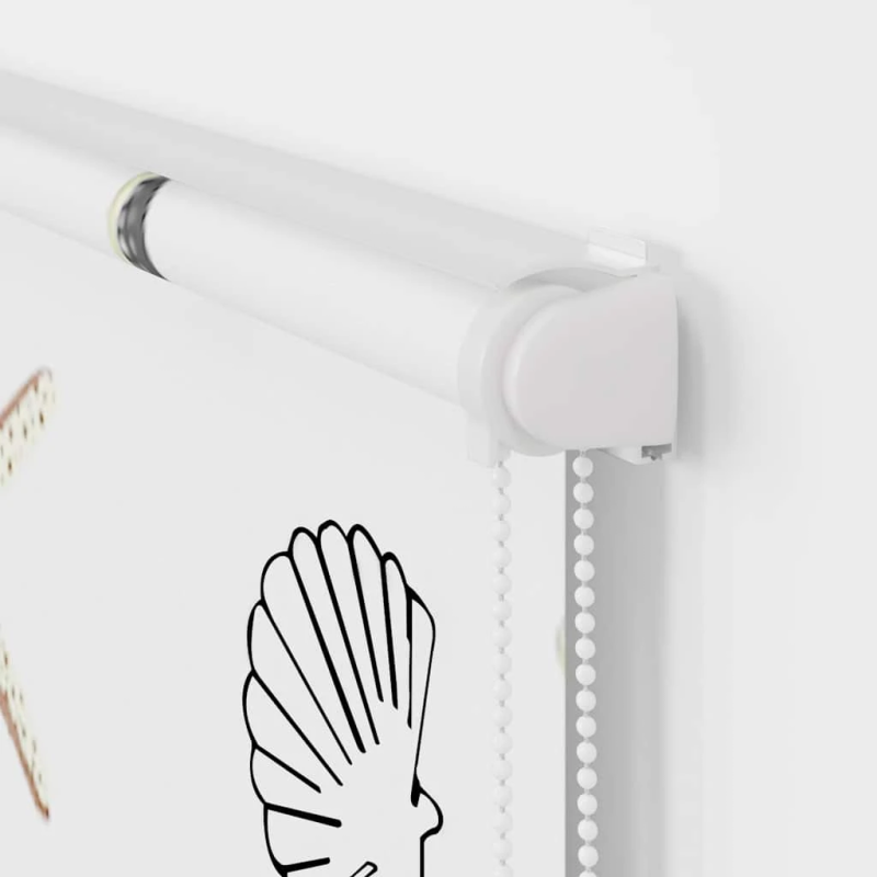 vidaXL rullo žalūzija dušai kaseti, 90x240 cm, auduma platums 86 cm