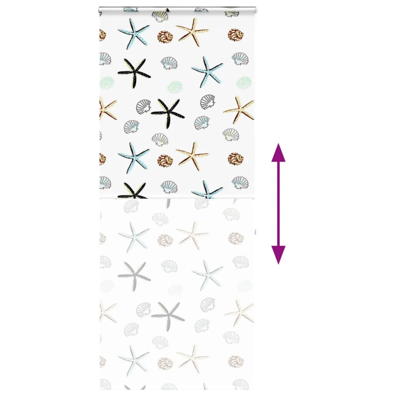 vidaXL rullo žalūzija dušai kaseti, 100x240 cm, auduma platums 96 cm