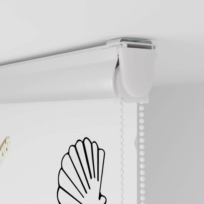 vidaXL rullo žalūzija dušai kaseti, 110x240 cm, auduma platums 106 cm