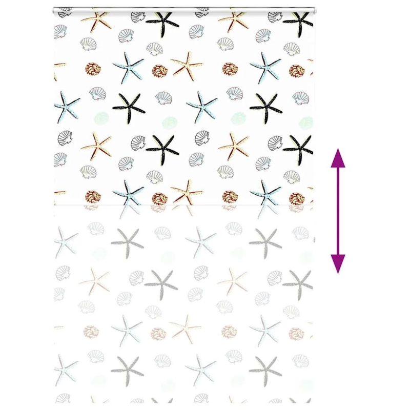 vidaXL rullo žalūzija dušai kaseti, 160x240 cm, auduma platums 156 cm