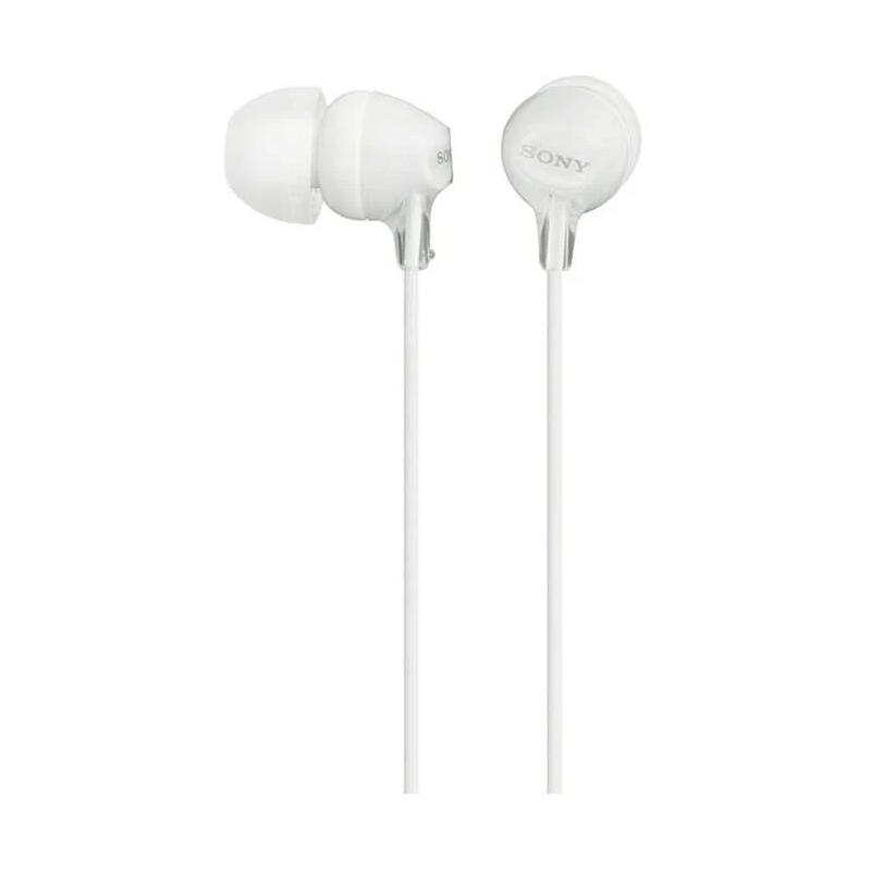 Austiņas sony mdr-ex15lp baltas