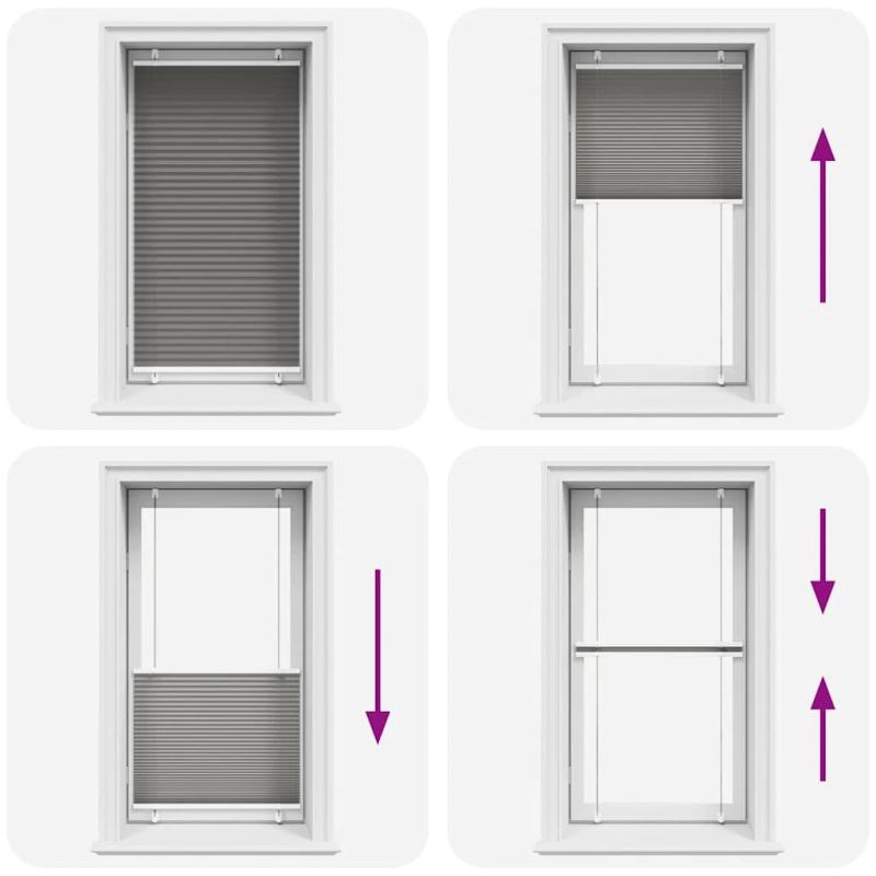 vidaXL kroku žalūzija antracīts 75x100 cm auduma platums 74,4 cm