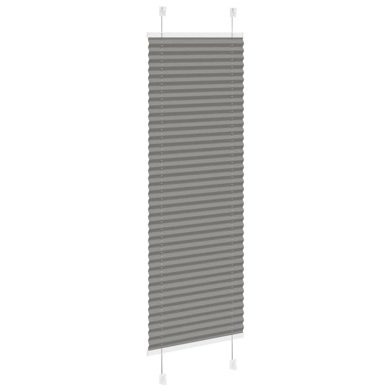 vidaXL plisētās žalūzijas antracīts 40x150 cm auduma platums 39,4 cm