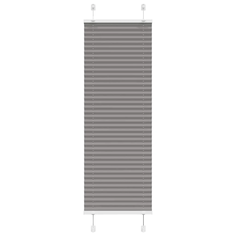 vidaXL plisētās žalūzijas antracīts 45x150 cm auduma platums 44,4 cm