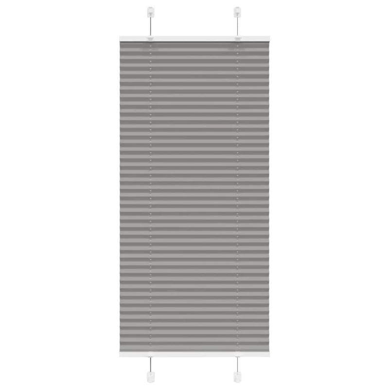 vidaXL plisētās žalūzijas antracīts 55x150 cm auduma platums 54,4 cm