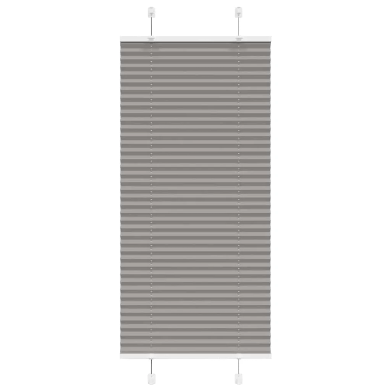 vidaXL plisētās žalūzijas antracīts 60x150 cm auduma platums 59,4 cm