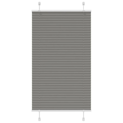 vidaXL plisētās žalūzijas antracīts 75x150 cm auduma platums 74,4 cm