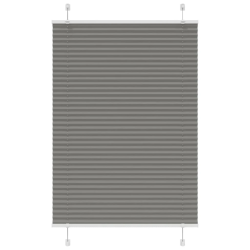 vidaXL plisētās žalūzijas antracīts 95x150 cm auduma platums 94,4 cm