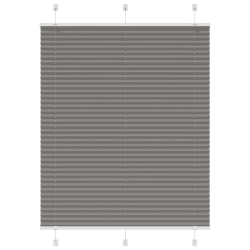 vidaXL plisētās žalūzijas antracīts 110x150 cm auduma platums 109,4 cm
