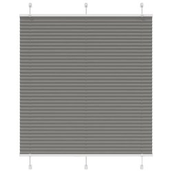 vidaXL plisētās žalūzijas antracīts 120x150 cm auduma platums 119,4 cm