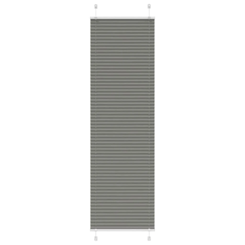 vidaXL plisētās žalūzijas antracīts 60x200 cm auduma platums 59,4 cm
