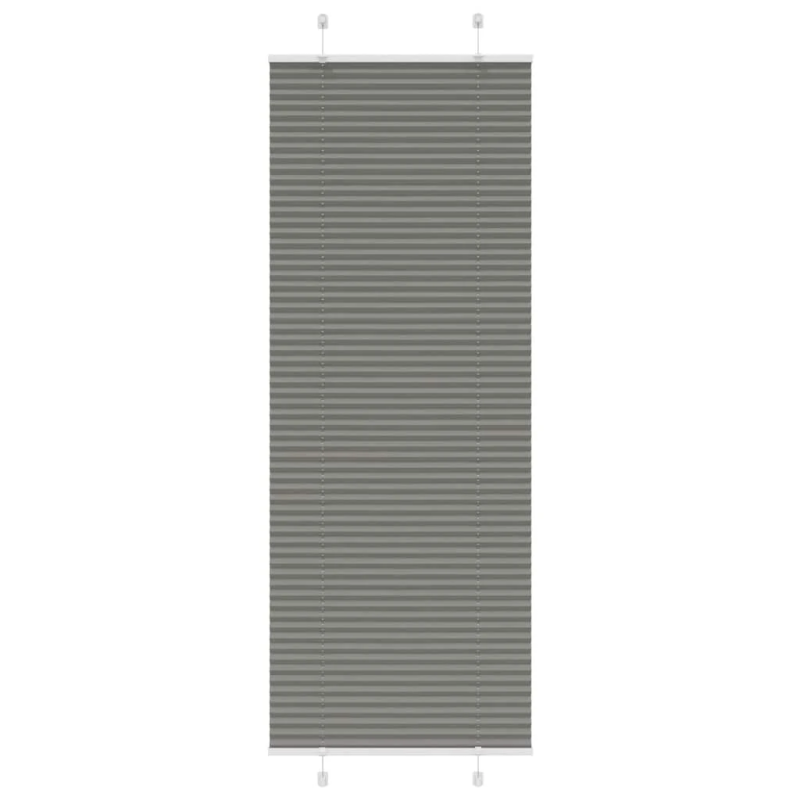 vidaXL plisētās žalūzijas antracīts 80x200 cm auduma platums 79,4 cm