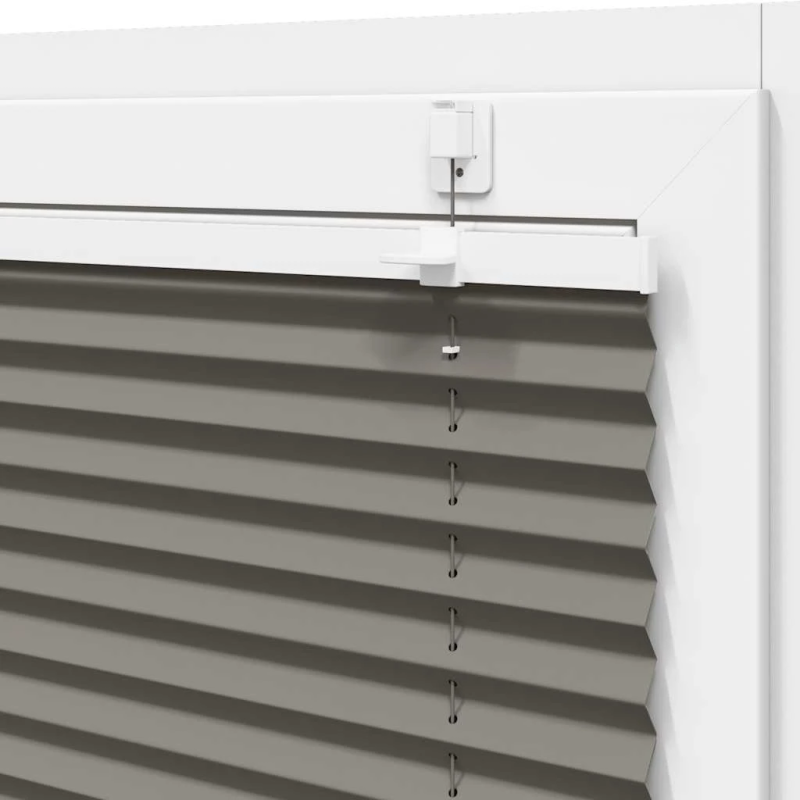 vidaXL plisētās žalūzijas antracīts 90x200 cm auduma platums 89,4 cm