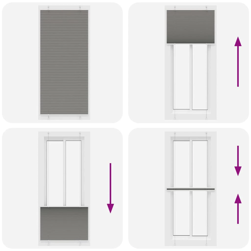 vidaXL kroku žalūzija antracīts 100x200 cm auduma platums 99,4 cm
