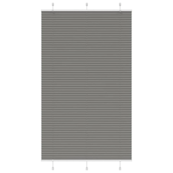 vidaXL plisētās žalūzijas antracīts 115x200 cm auduma platums 114,4 cm