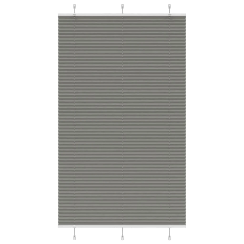 vidaXL plisētās žalūzijas antracīts 120x200 cm auduma platums 119,4 cm