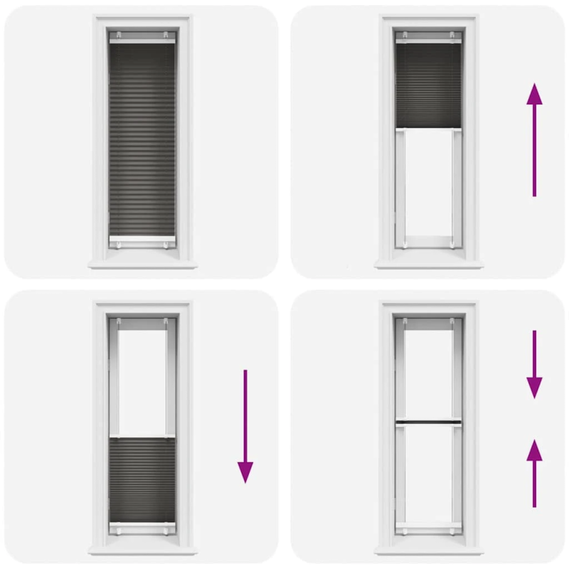 vidaXL kroku žalūzija melna 40x100 cm auduma platums 39,4 cm