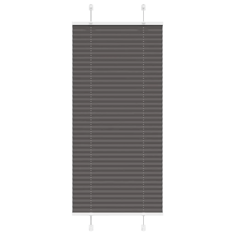 vidaXL kroku žalūzija melna 55x100 cm auduma platums 54,4 cm