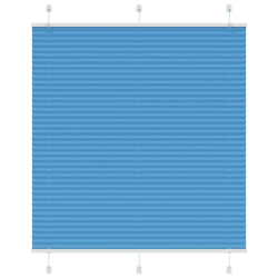 vidaXL kroku žalūzija zila 120x150 cm auduma platums 119,4 cm