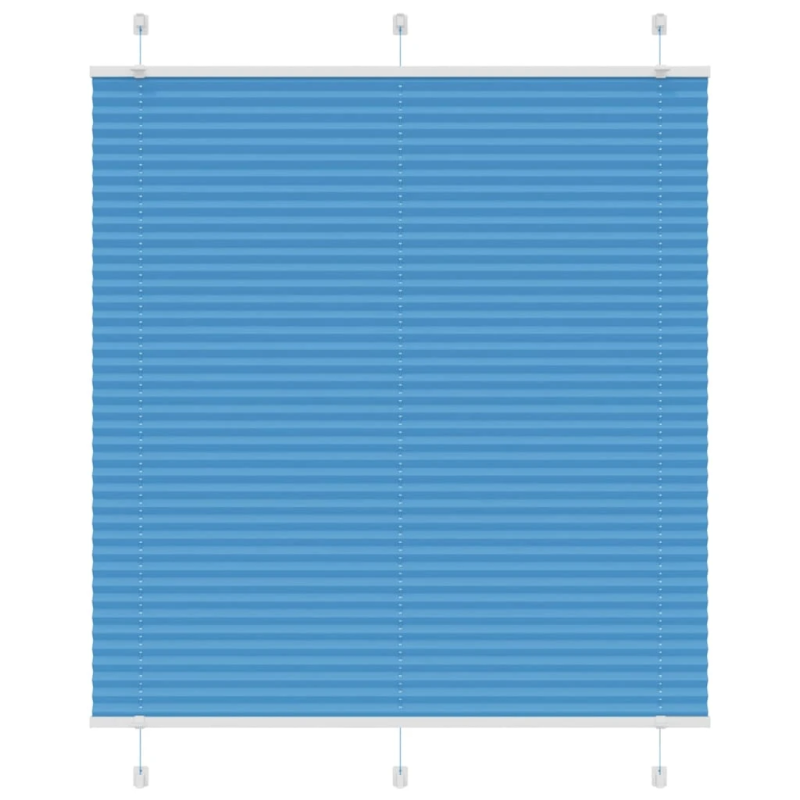 vidaXL kroku žalūzija zila 120x150 cm auduma platums 119,4 cm