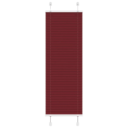 vidaXL kroku žalūzija Bordo sarkana 40x150 cm auduma platums 39,4 cm
