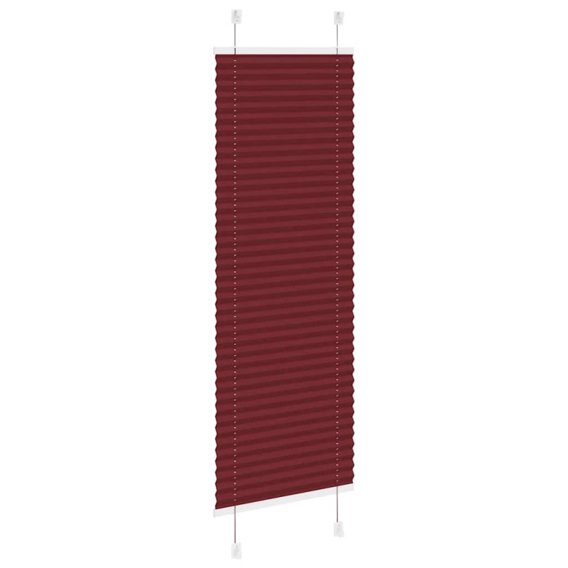 vidaXL kroku žalūzija Bordo sarkana 40x150 cm auduma platums 39,4 cm