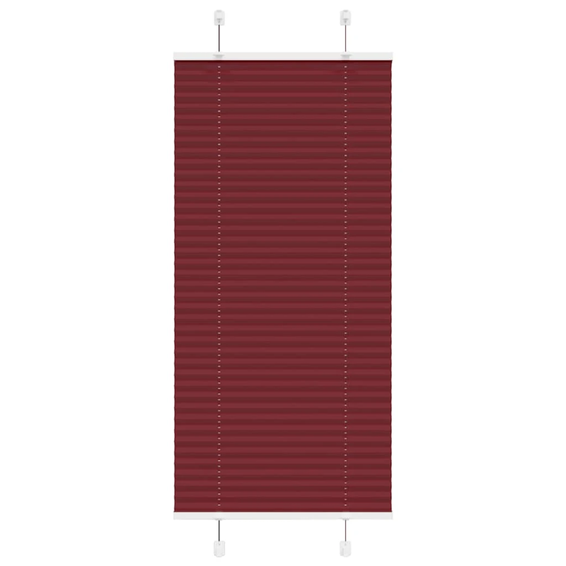vidaXL kroku žalūzija Bordo sarkana 60x150 cm auduma platums 59,4 cm