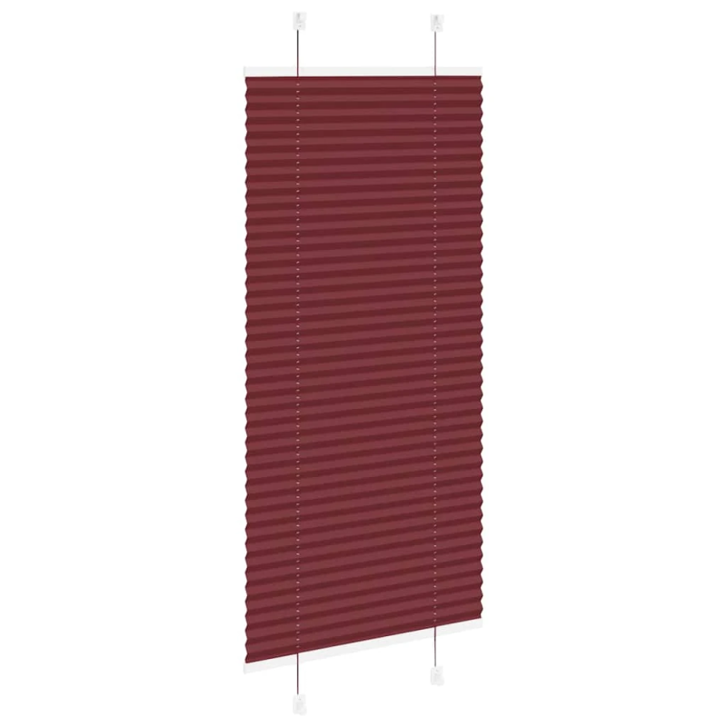 vidaXL kroku žalūzija Bordo sarkana 60x150 cm auduma platums 59,4 cm