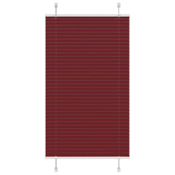 vidaXL kroku žalūzija Bordo sarkana 80x150 cm auduma platums 79,4 cm