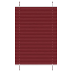 vidaXL kroku žalūzija Bordo sarkana 85x150 cm auduma platums 84,4 cm