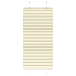 vidaXL plisēts žalūziju krēms 60x100 cm auduma platums 59,4 cm