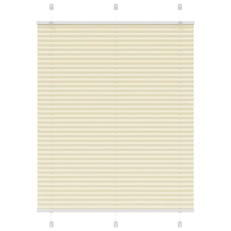 vidaXL kroku žalūziju krēms 110x100 cm auduma platums 109,4 cm