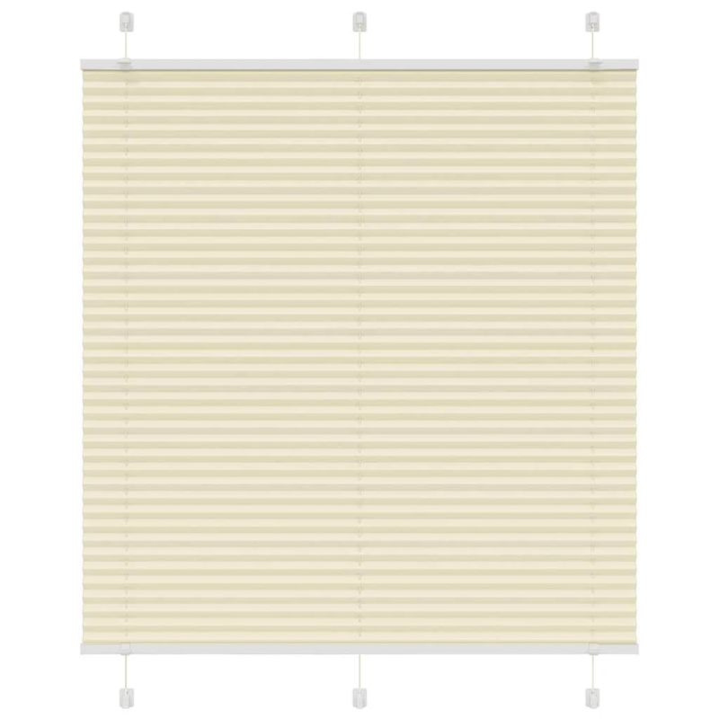 vidaXL kroku žalūziju krēms 115x100 cm auduma platums 114,4 cm