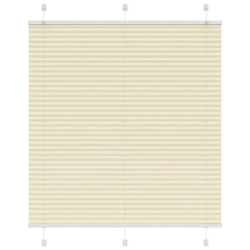 vidaXL kroku žalūziju krēms 120x100 cm auduma platums 119,4 cm