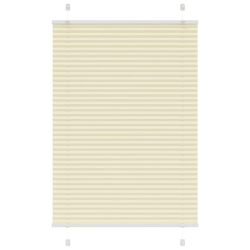 vidaXL plisēts žalūziju krēms 95x150 cm auduma platums 94,4 cm