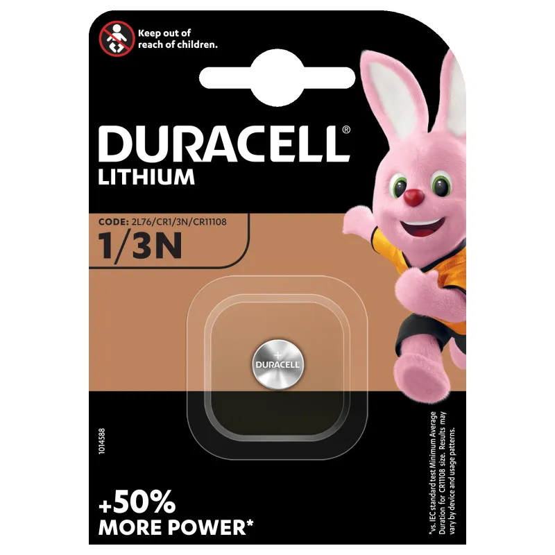 Duracell litija baterija CR1-3N ,2L76, 3V 1 gab.