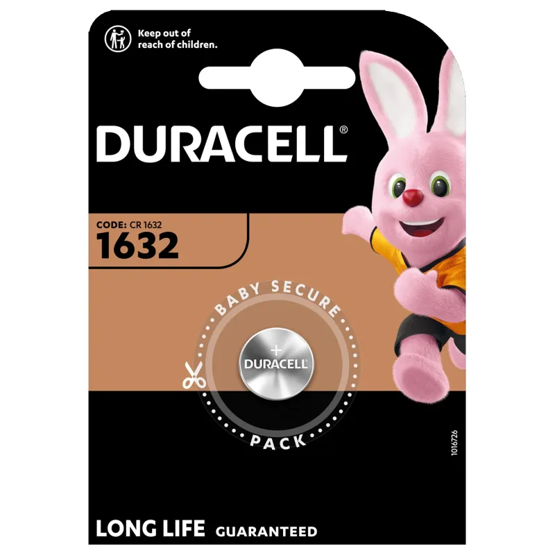 Duracell litija baterija DL 1632 3V 1 gab.