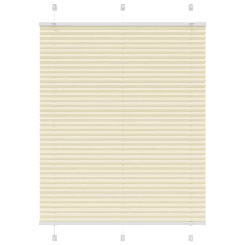 vidaXL kroku žalūziju krēms 110x150 cm auduma platums 109,4 cm